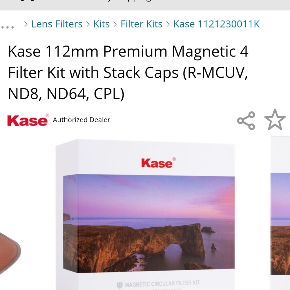 112mm Premium Magnetic Filter Kit - Black